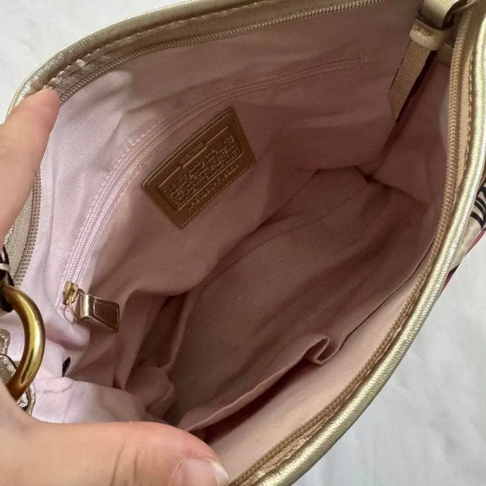 2 BAG BUNDLE Y2k Coach Poppy matching shoulder bag and crossbody set